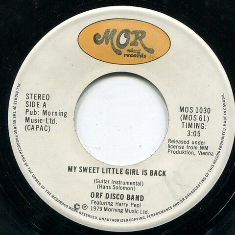 Cover: My Sweet Little Girl Is Back / Waves And Clouds