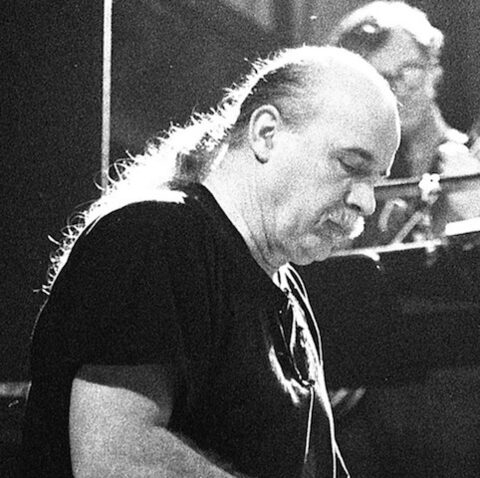 Wolfgang Dauner am Flügel mit dem United Jazz + Rock Ensemble im Jolly Joker in Braunschweig, Deutschland, 1992.